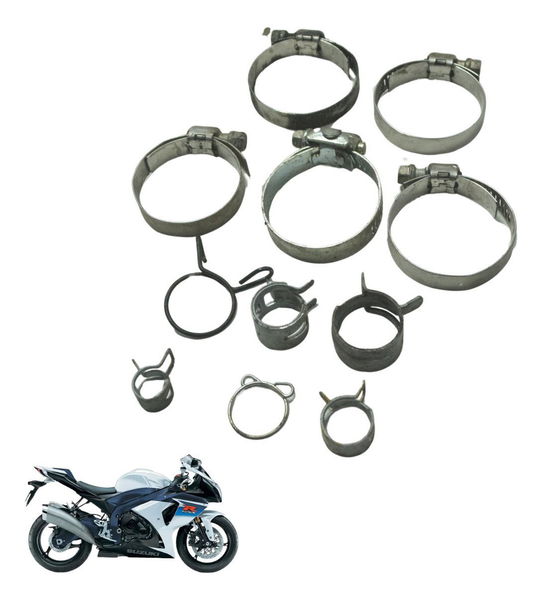 Kit Abraçadeiras Diversas Suzuki Gsx-r Srad 1000 11-16 Orig