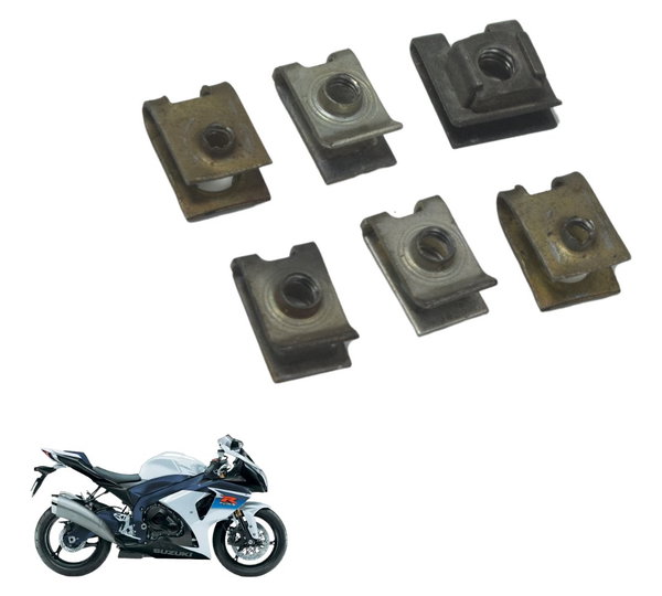 Kit Presilhas Carenagem Suzuki Gsx-r Srad 1000 11-16 Orig