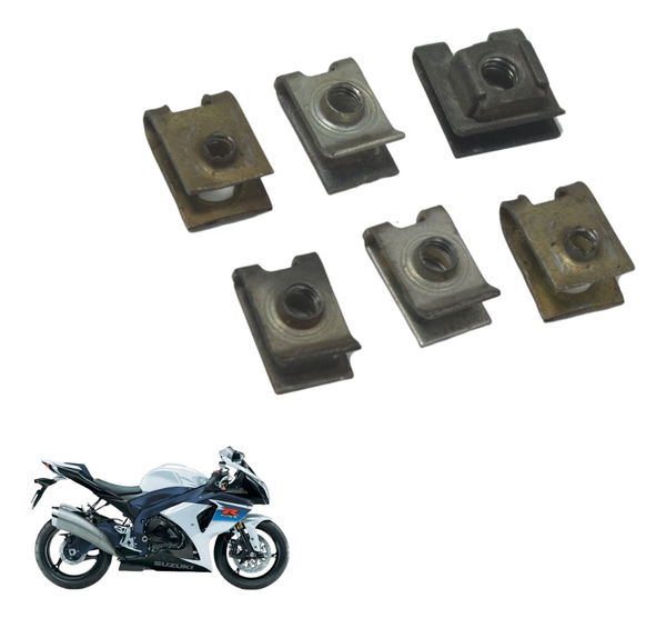 Kit Presilhas Carenagem Suzuki Gsx-r Srad 1000 11-16 Orig