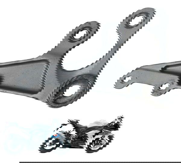 Suporte Pedaleira Diant Direita Suzuki Gsx-r Srad 1000 11-16 Prateado