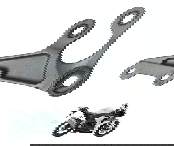 Suporte Pedaleira Diant Direita Suzuki Gsx-r Srad 1000 11-16 Prateado
