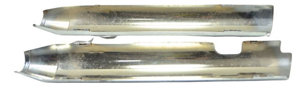 Par Protetor Capa Ponteira Escape Harley Breakout Cvo Orig