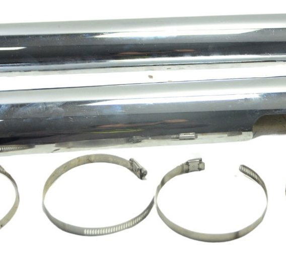 Par Protetor Capa Ponteira Escape Harley Breakout Cvo Orig