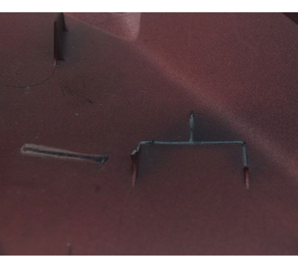 Carenagem Frontal Dir C/ Avaria Yamaha N-max 160 17-20 Orig Vermelho