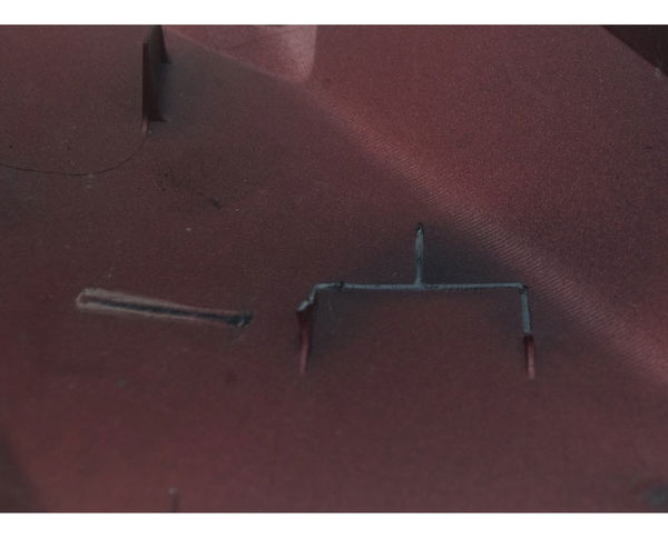 Carenagem Frontal Dir C/ Avaria Yamaha N-max 160 17-20 Orig Vermelho