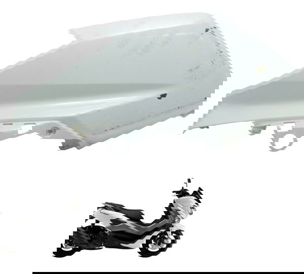 Carenagem Farol Esq C/ Avaria Yamaha N-max 160 17-20 Orig Branco