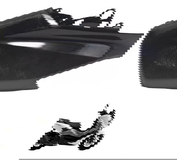 Carenagem Farol Esq C/ Avaria Yamaha N-max 160 17-20 Orig Preto