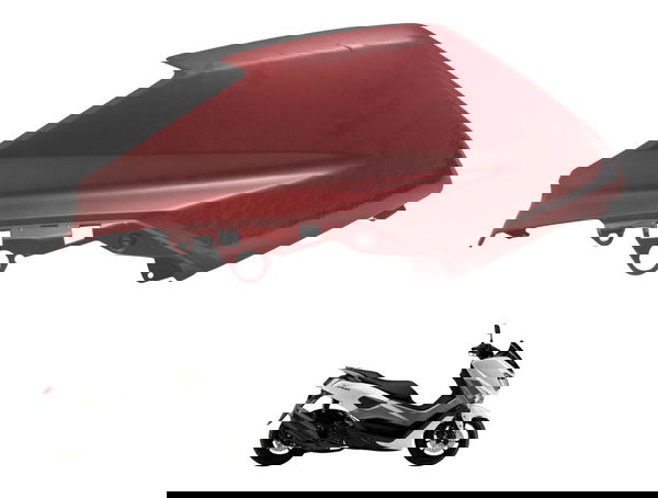Carenagem Farol Esq C/ Detalhes Yamaha N-max 160 17-20 Orig Vermelho