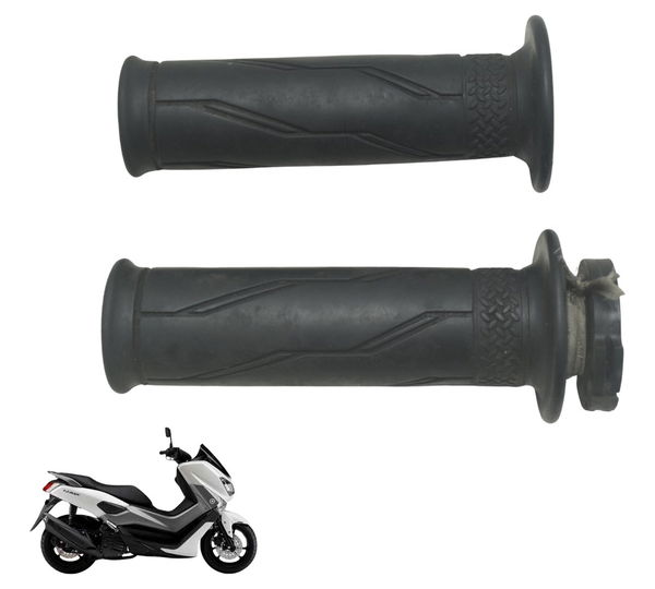 Par Manoplas Yamaha N-max 160 17-20 Original Preto