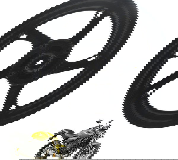 Roda Traseira Honda Cb 600f Hornet 12-14 Original Preto