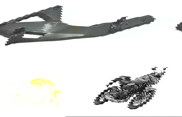 Suporte Pedaleira Esquerda Honda Cb 600f Hornet 12-14 Orig Preto