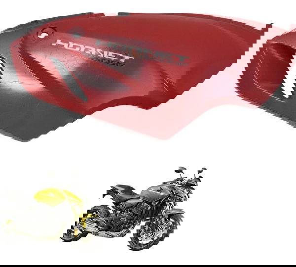 Carenagem Lateral Direita Honda Cb 600f Hornet 12-14 Orig Vermelho