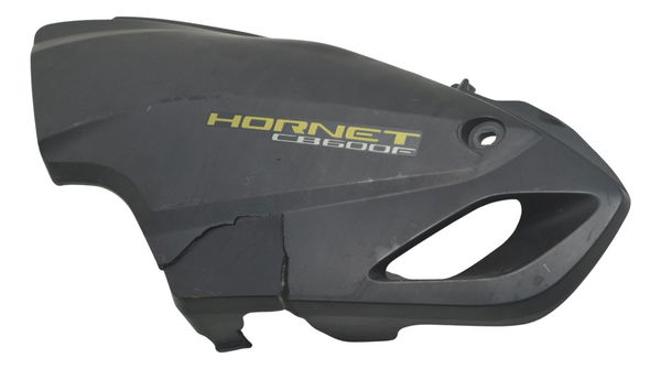 Carenagem Lateral Esq C/ Avaria Honda Cb 600f Hornet 12-14 Preto