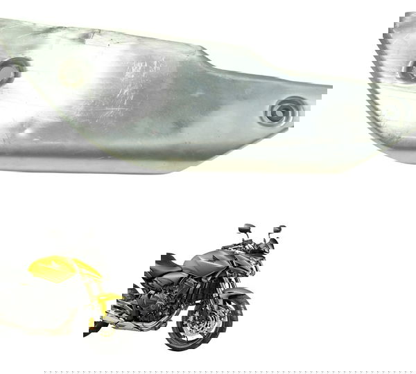 Proteção Ponteira Escape C/avaria Honda Cb 600f Hornet 12-14