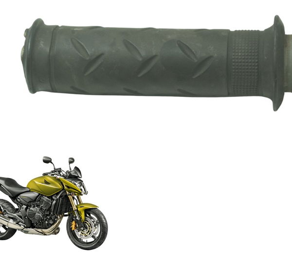 Manopla Direita C/avaria Honda Cb 600f Hornet 12-14 Original Preto