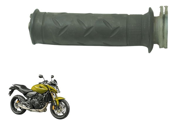 Manopla Direita C/avaria Honda Cb 600f Hornet 12-14 Original Preto
