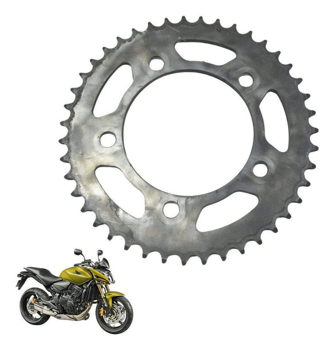 Coroa 43 Dentes Honda Cb 600f Hornet 12-14 Original