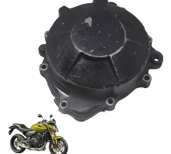 Tampa Motor Esq Estator C/ Detalh Honda Cb 600f Hornet 12-14