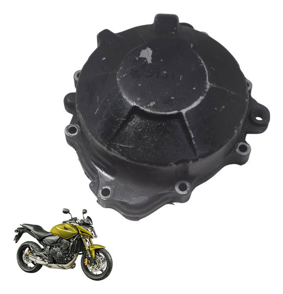Tampa Motor Esq Estator C/ Detalh Honda Cb 600f Hornet 12-14