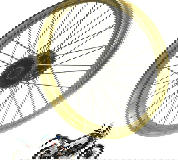 Roda Dianteira Honda Crf 1100l África Twin 22-24 Original Dourado