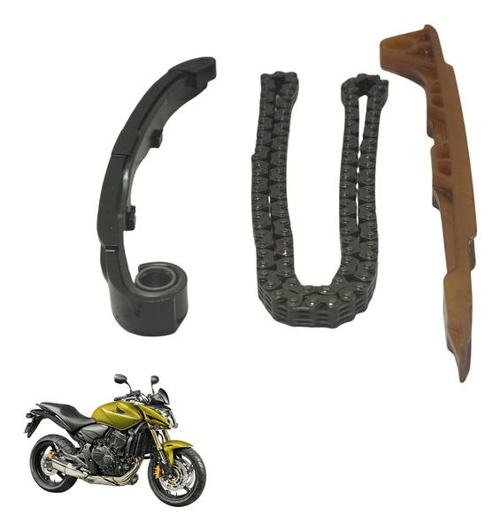 Kit Guia Tensor Corrente Comando Honda Cb 600f Hornet 12-14