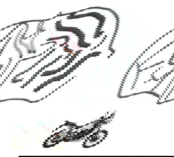 Kit Mangueiras Honda Crf 1100l África Twin 22-24 Original