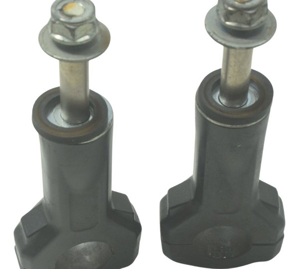 Par Riser Guidão Honda Crf 1100l África Twin 22-24 Original Preto