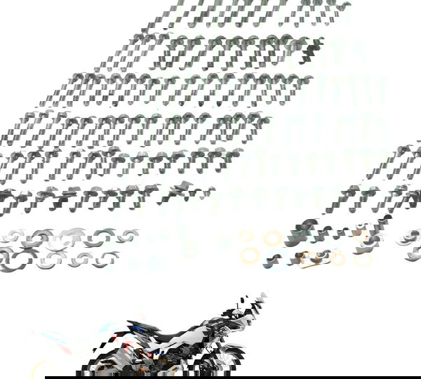 Kit Parafuso Motor Honda Crf 1100l África Twin 22-24 Orig