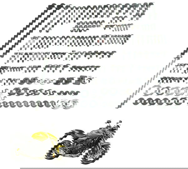 Kit Parafusos Diversos Honda Cb 600f Hornet 12-14 Original