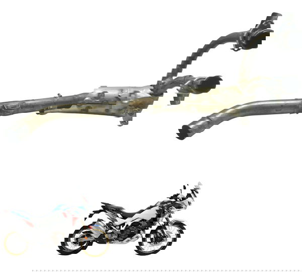 Coletor Curva Escape Honda Crf 1100l África Twin 22-24 Orig