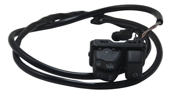 Chave Punho Luz Esquerdo Fio Fino Placa Eletronica Harley