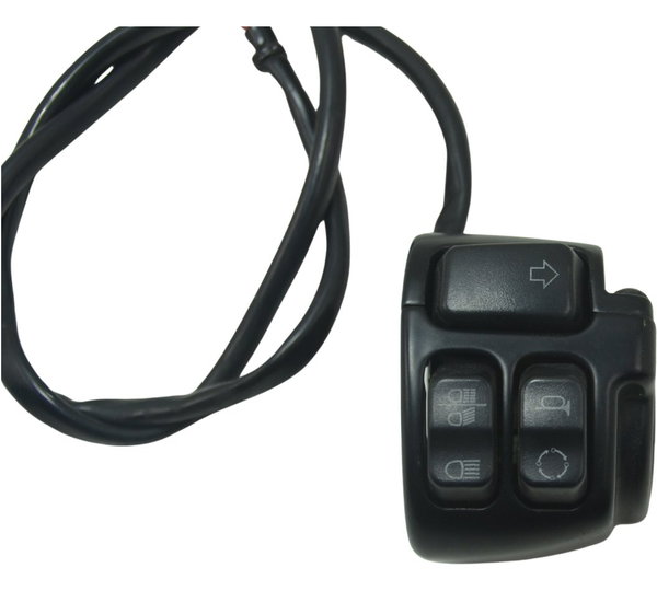 Chave Punho Luz Esquerdo Fio Fino Placa Eletronica Harley