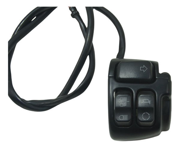 Chave Punho Luz Esquerdo Fio Fino Placa Eletronica Harley