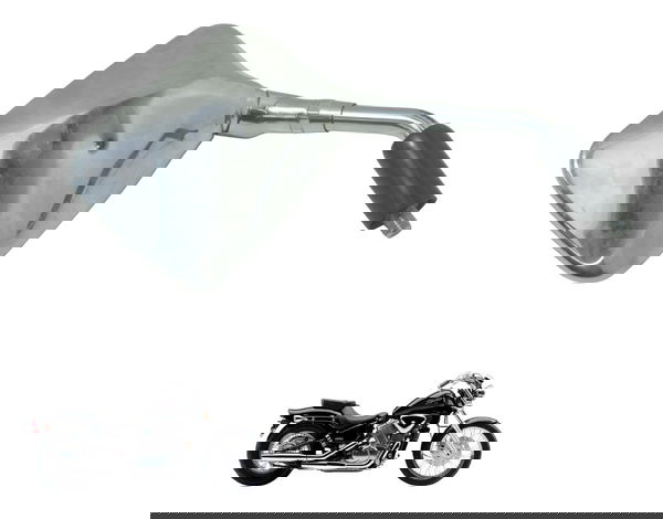 Espelho Retro Dir C/ Detal Honda Vt Shadow 600 C 95-05 Orig