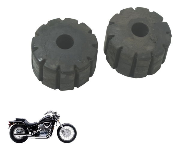 Par Suporte Tanque Borracha Honda Vt Shadow 600 C 95-05 Orig