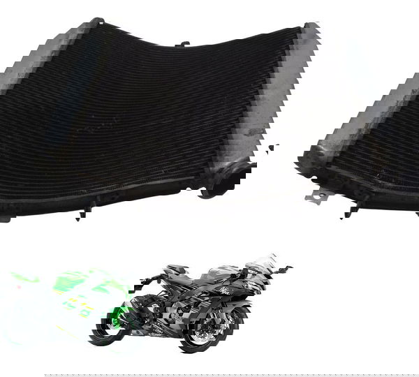 Radiador C/ Detalhes Kawasaki Ninja Zx 10r 16-21 Original
