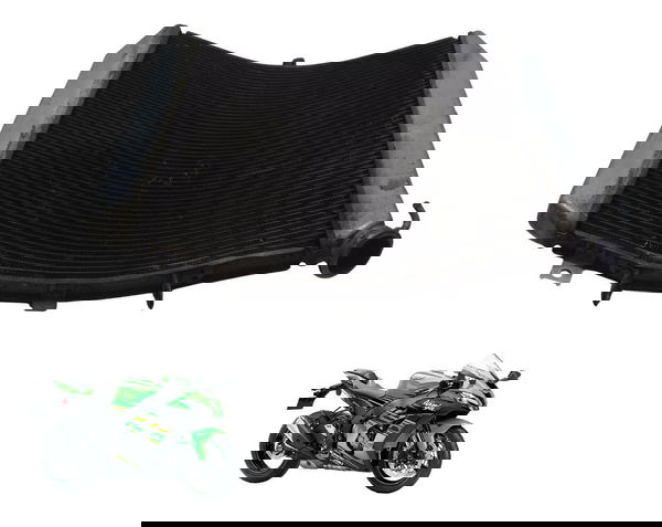 Radiador C/ Detalhes Kawasaki Ninja Zx 10r 16-21 Original