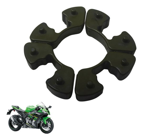 Coxim Cubo Coroa Kawasaki Ninja Zx 10r 16-21 Original