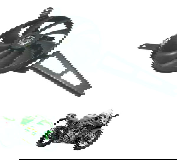 Ventoinha Radiador Kawasaki Ninja Zx 10r 16-21 Original