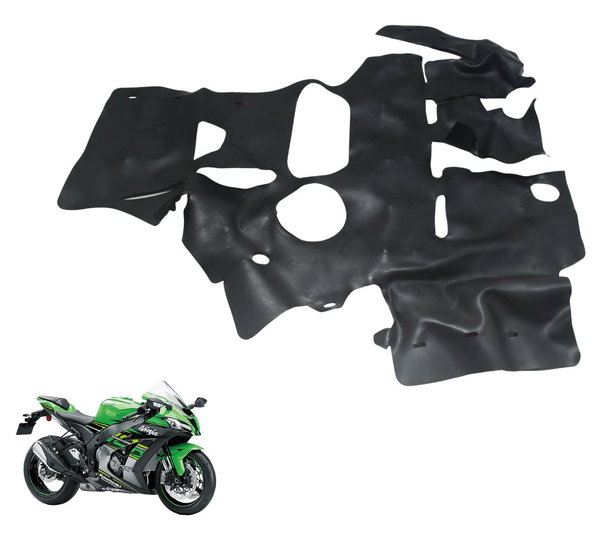 Borracha Acabamento Motor Kawasaki Ninja Zx 10r 16-21 Orig