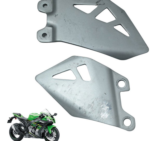 Par Protetor Pedaleira Kawasaki Ninja Zx 10r 16-21 Original