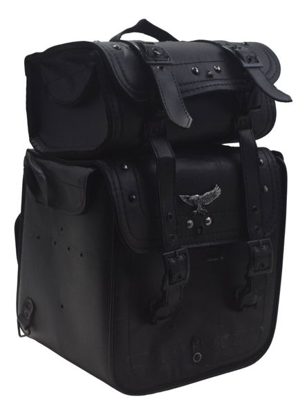 Alforge Tras C/ Detalhes Honda Vt Shadow 600 C 95-05 Preto