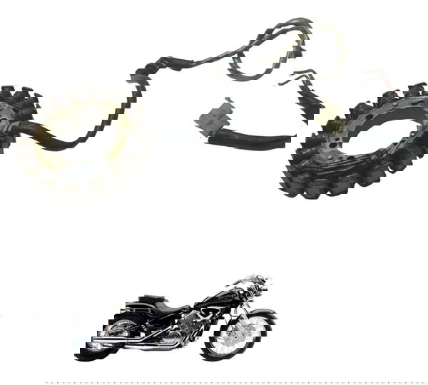 Estator C/ Detalhes Honda Vt Shadow 600 C 95-05 Original