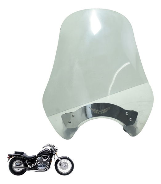 Parabrisa Bolha Custom C/ Detal Honda Vt Shadow 600 C 95-05
