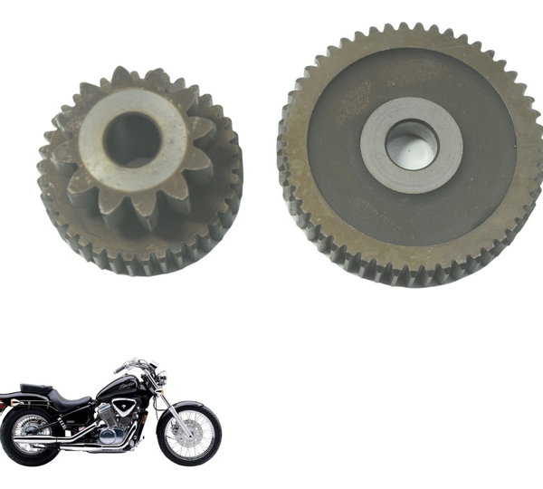 Par Engrenagem Redução Partida Honda Vt Shadow 600 C 95-05