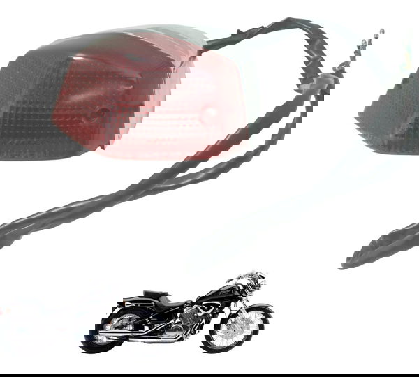 Lanterna Traseira Honda Vt Shadow 600 C 95-05 Original Vermelho