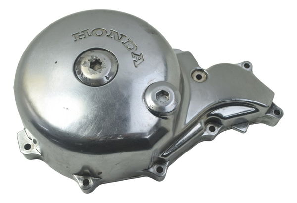 Tampa Motor Esq Estator C/ Detal Honda Vt Shadow 600 C 95-05 Prateado