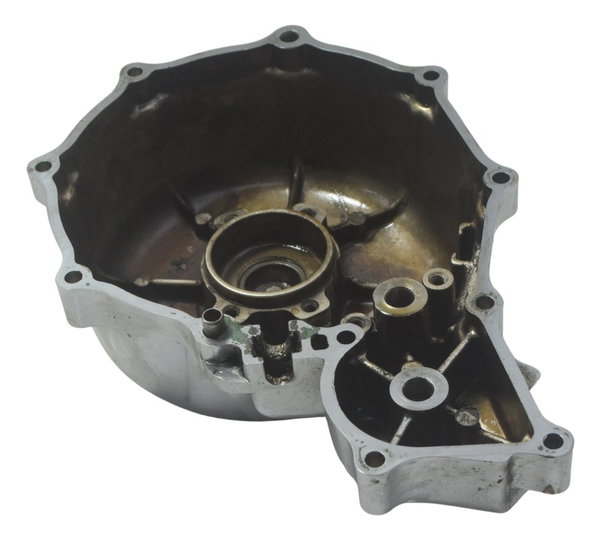 Tampa Motor Esq Estator C/ Detal Honda Vt Shadow 600 C 95-05 Prateado