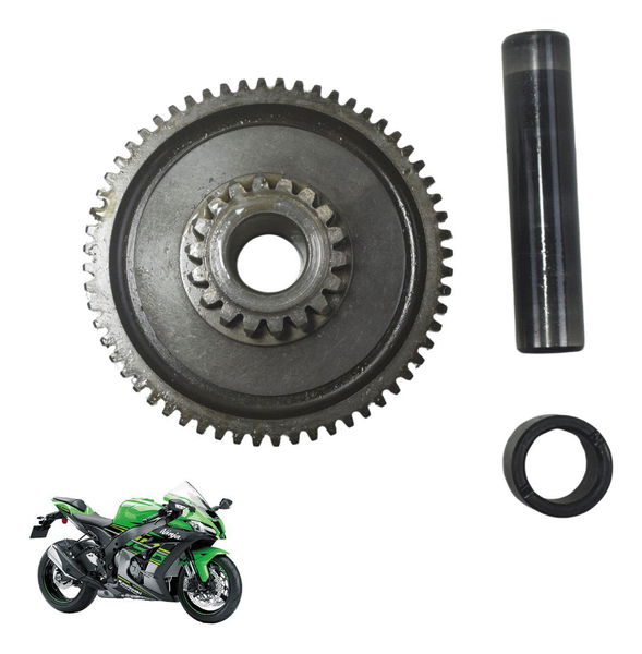 Engrenagem Redução Partida Kawasaki Ninja Zx 10r 16-21 Origi