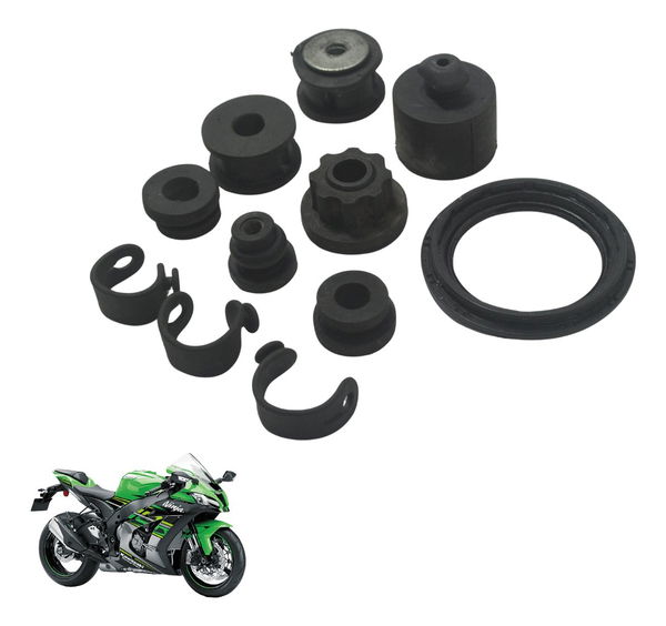 Kit Coxim Diversos Kawasaki Ninja Zx 10r 16-21 Original